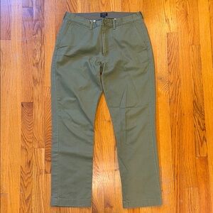 Jcrew chinos olive green 31x30